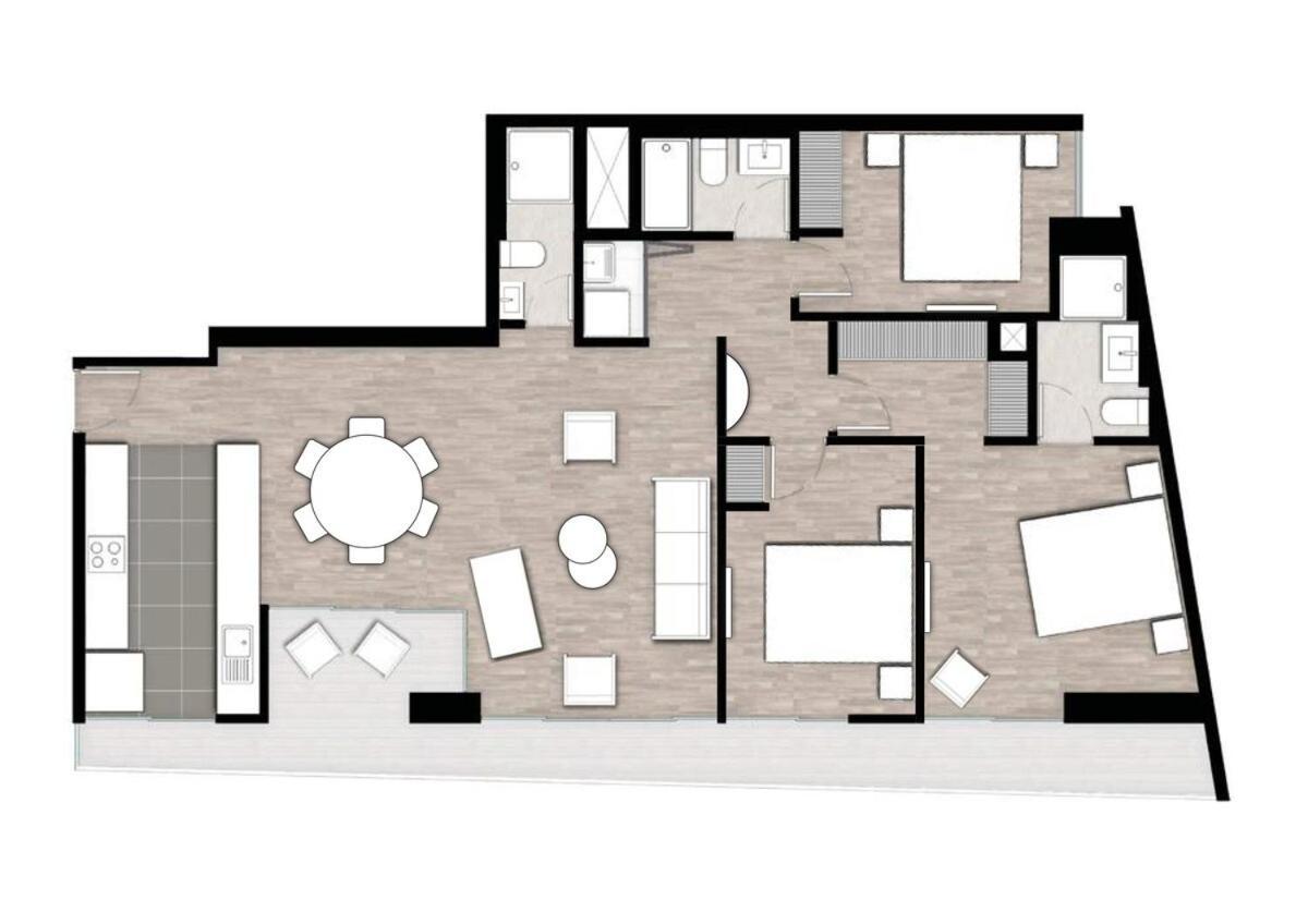✶ Maras Residence ✶ LUXURY Rooftop Pool&Grill Lima Exteriör bild